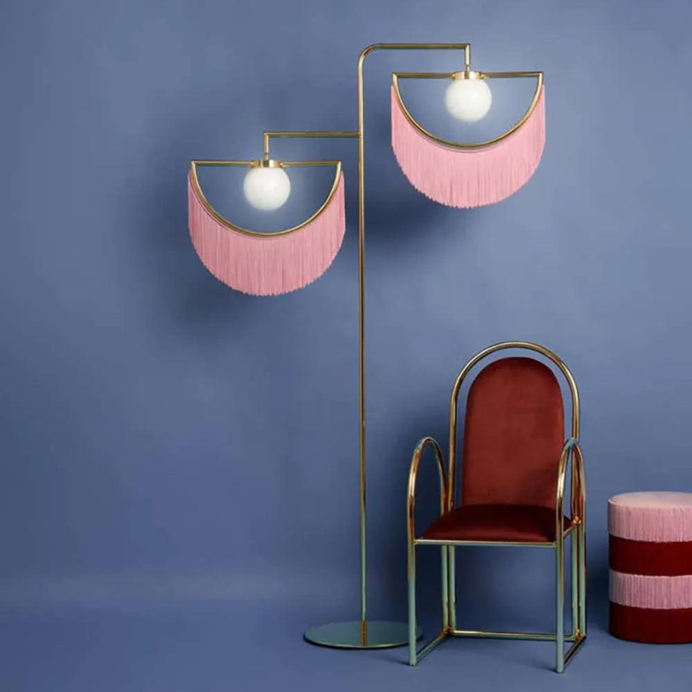 Gold Globe Floor Lamp — Floor Lamp | Maison Monashee — view 10
