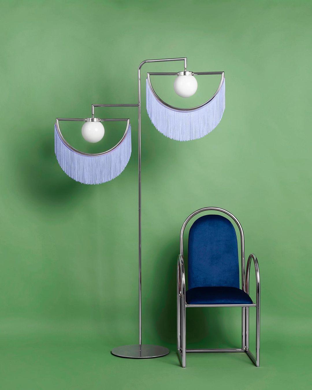 Gold Globe Floor Lamp — Floor Lamp | Maison Monashee — view 16