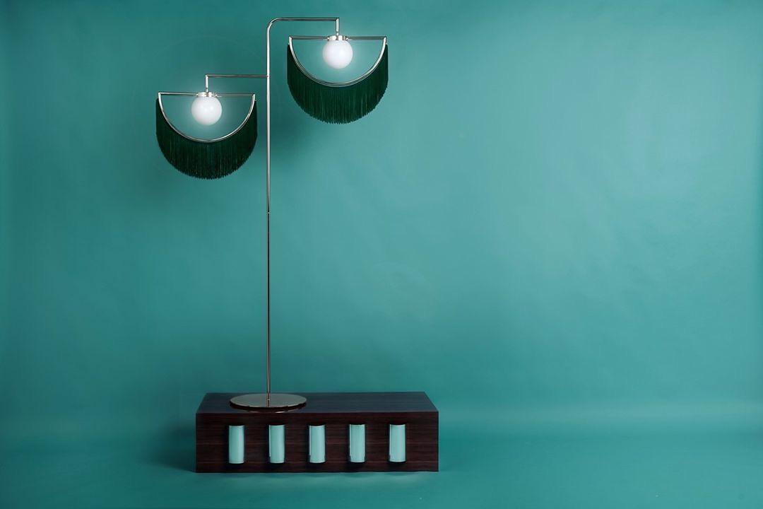 Gold Globe Floor Lamp — Floor Lamp | Maison Monashee — view 18