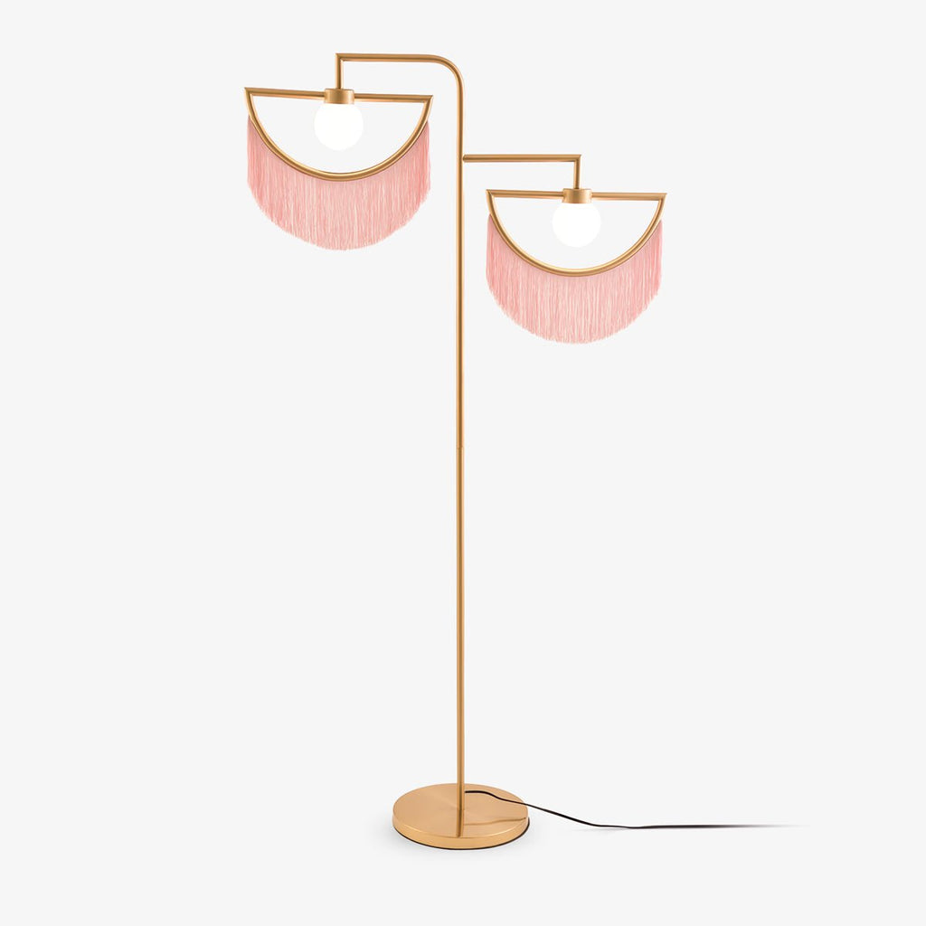 Gold Globe Floor Lamp — Floor Lamp | Maison Monashee