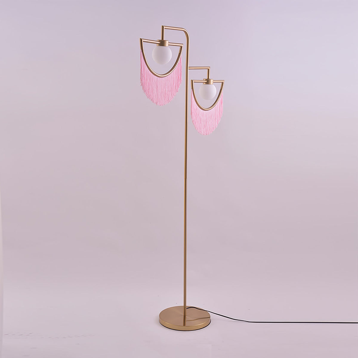Gold Globe Floor Lamp — Floor Lamp | Maison Monashee — view 25