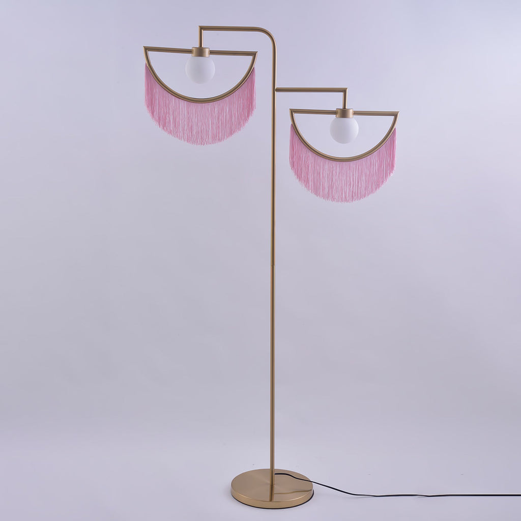 Gold Globe Floor Lamp — Floor Lamp | Maison Monashee — view 26