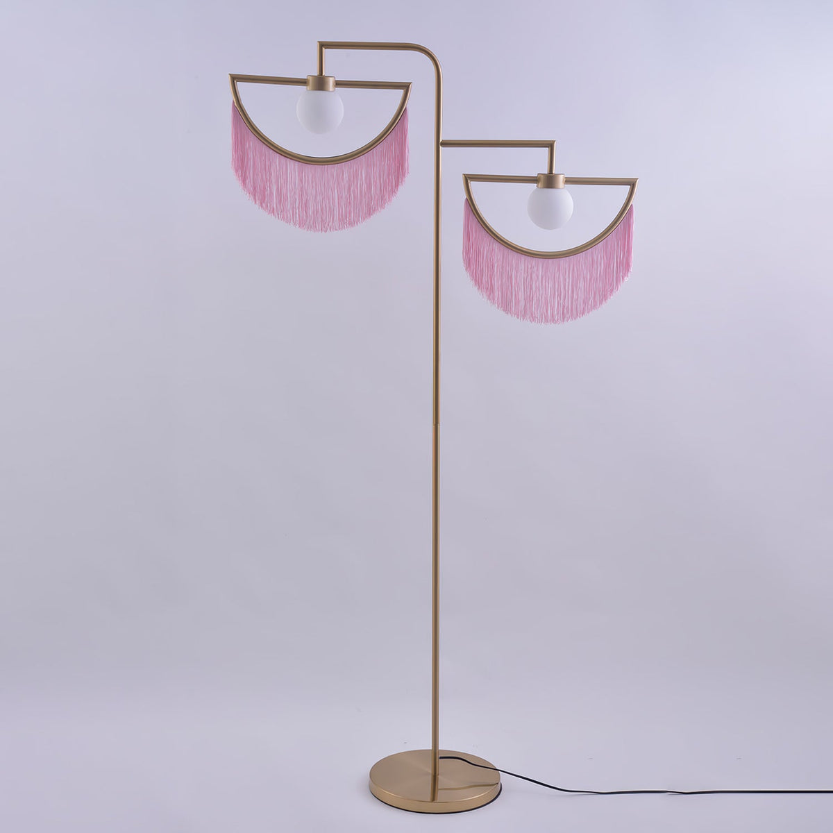 Gold Globe Floor Lamp — Floor Lamp | Maison Monashee — view 26