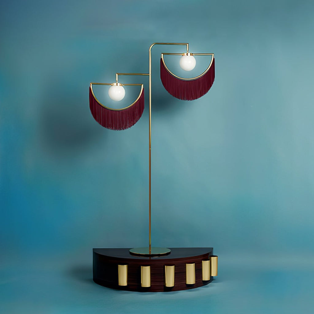 Gold Globe Floor Lamp — Floor Lamp | Maison Monashee — view 28