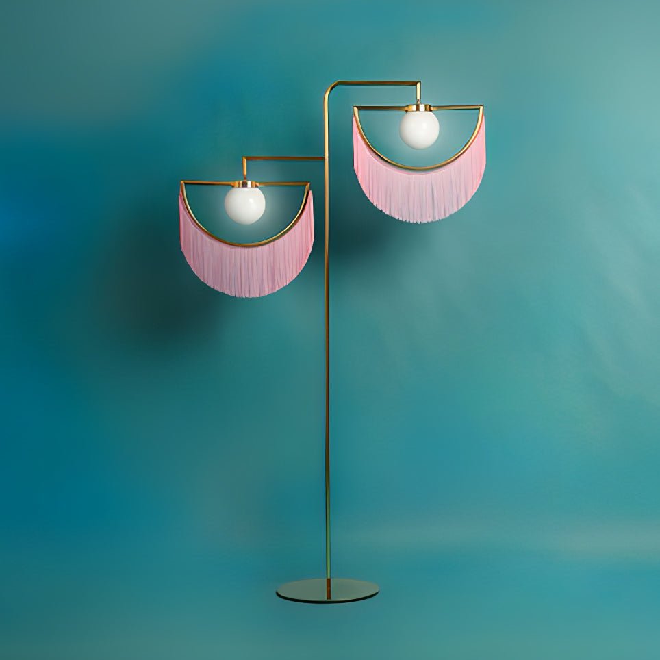 Gold Globe Floor Lamp — Floor Lamp | Maison Monashee — view 30