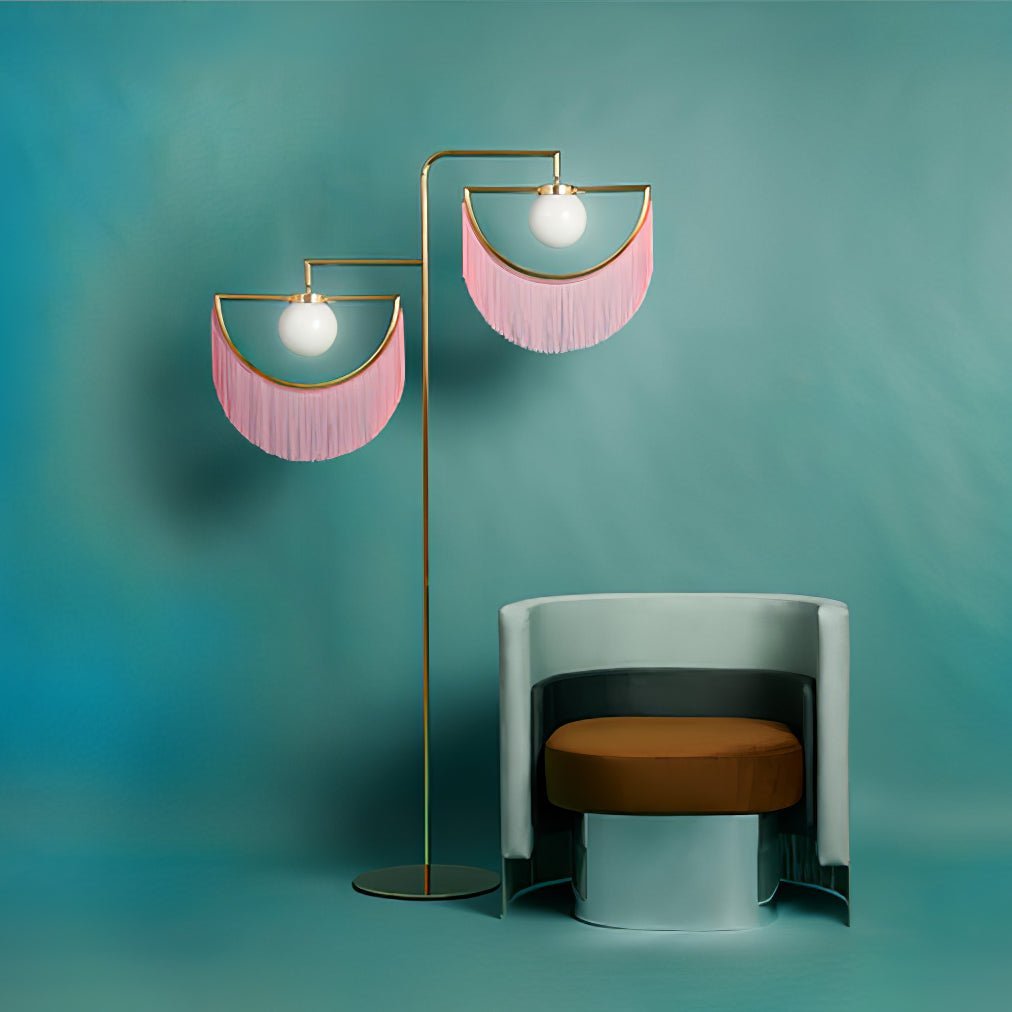 Gold Globe Floor Lamp — Floor Lamp | Maison Monashee — view 32
