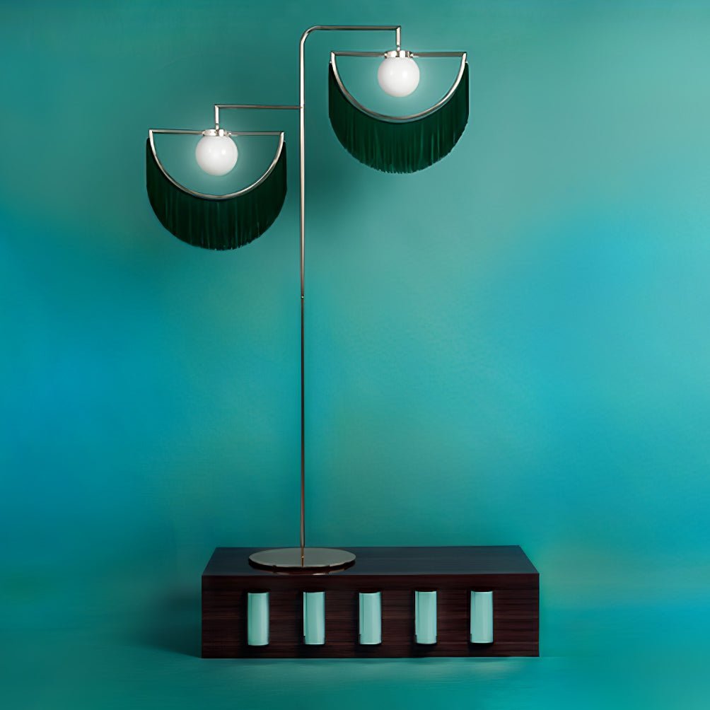 Gold Globe Floor Lamp — Floor Lamp | Maison Monashee — view 33