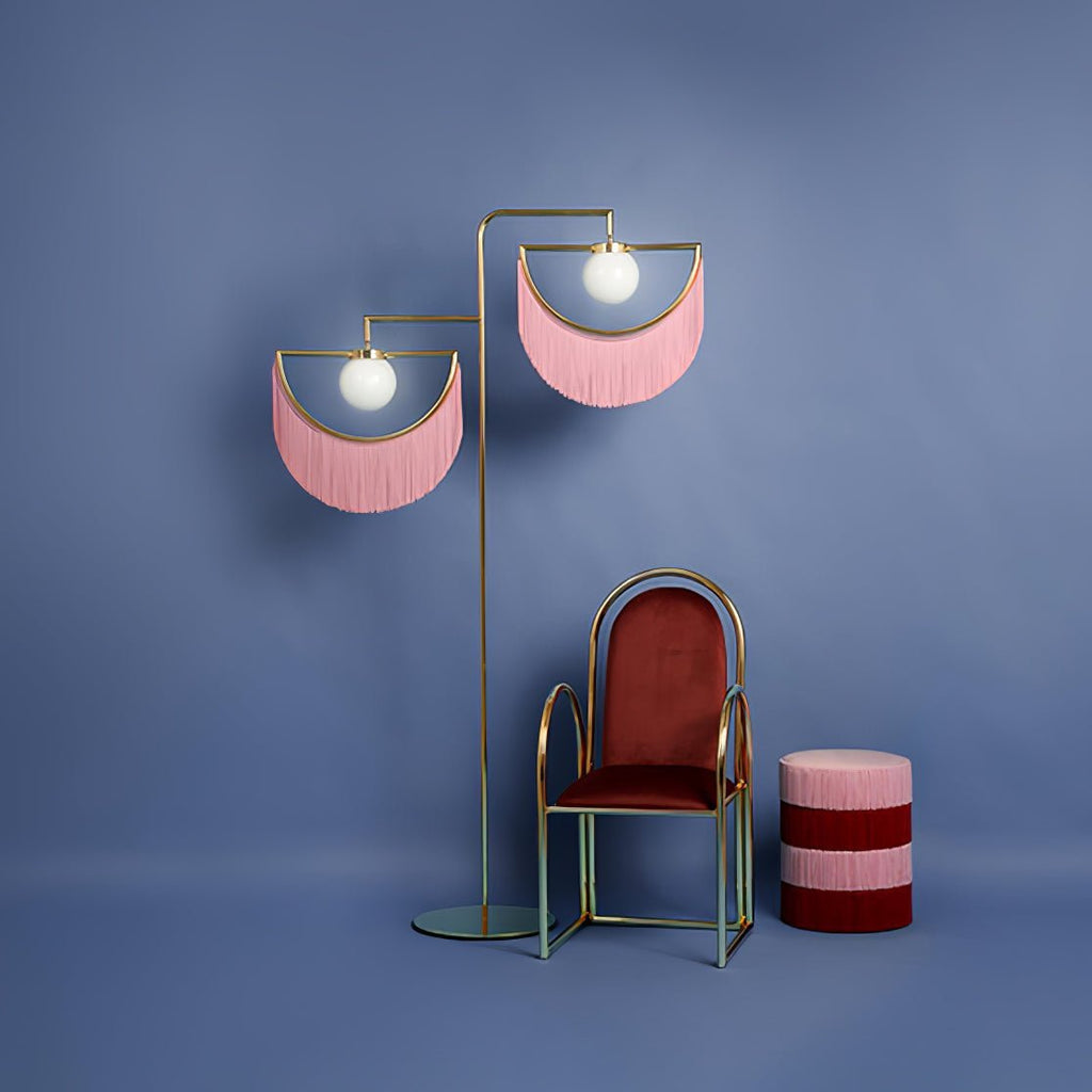 Gold Globe Floor Lamp — Floor Lamp | Maison Monashee — view 35