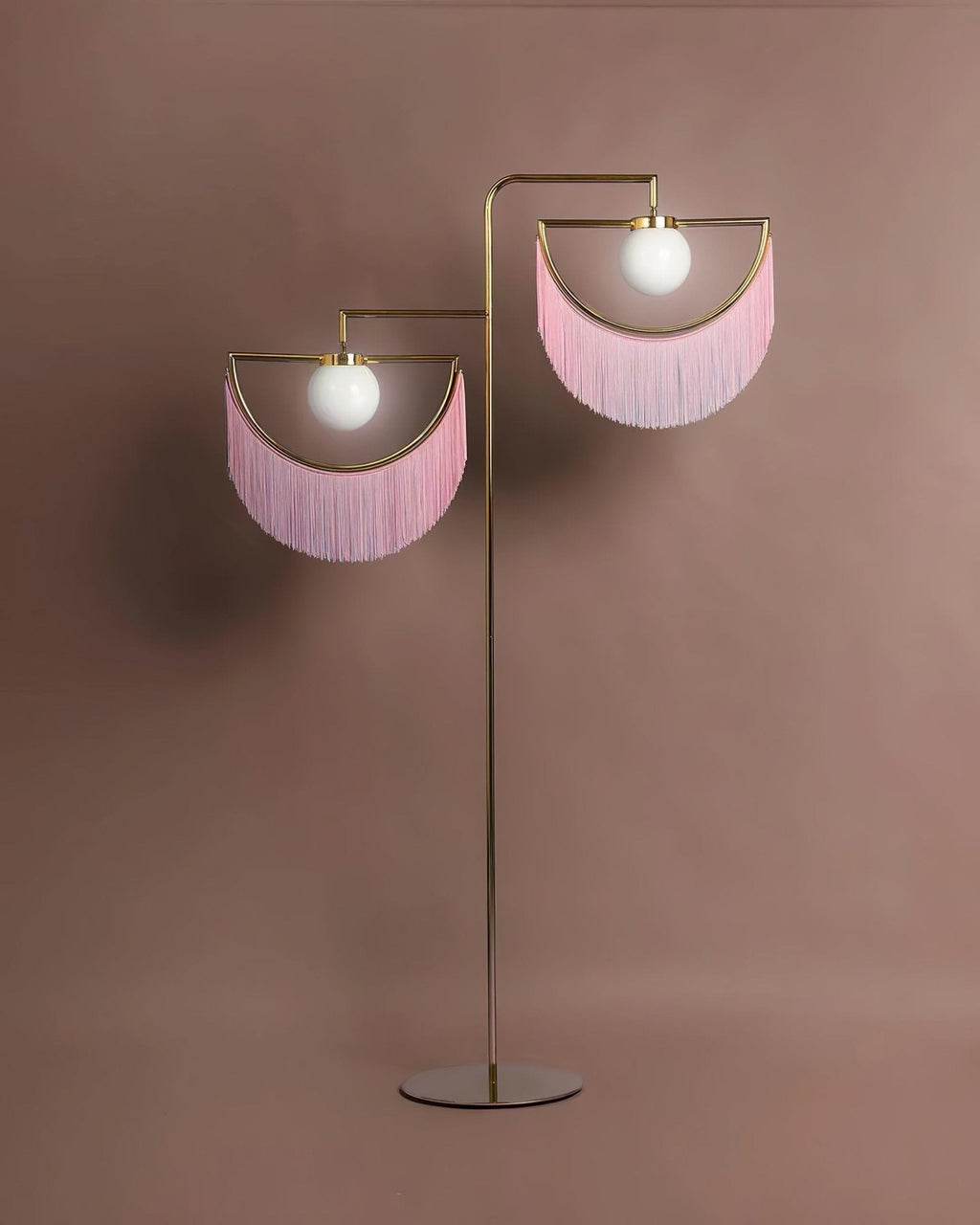 Gold Globe Floor Lamp — Floor Lamp | Maison Monashee — view 36