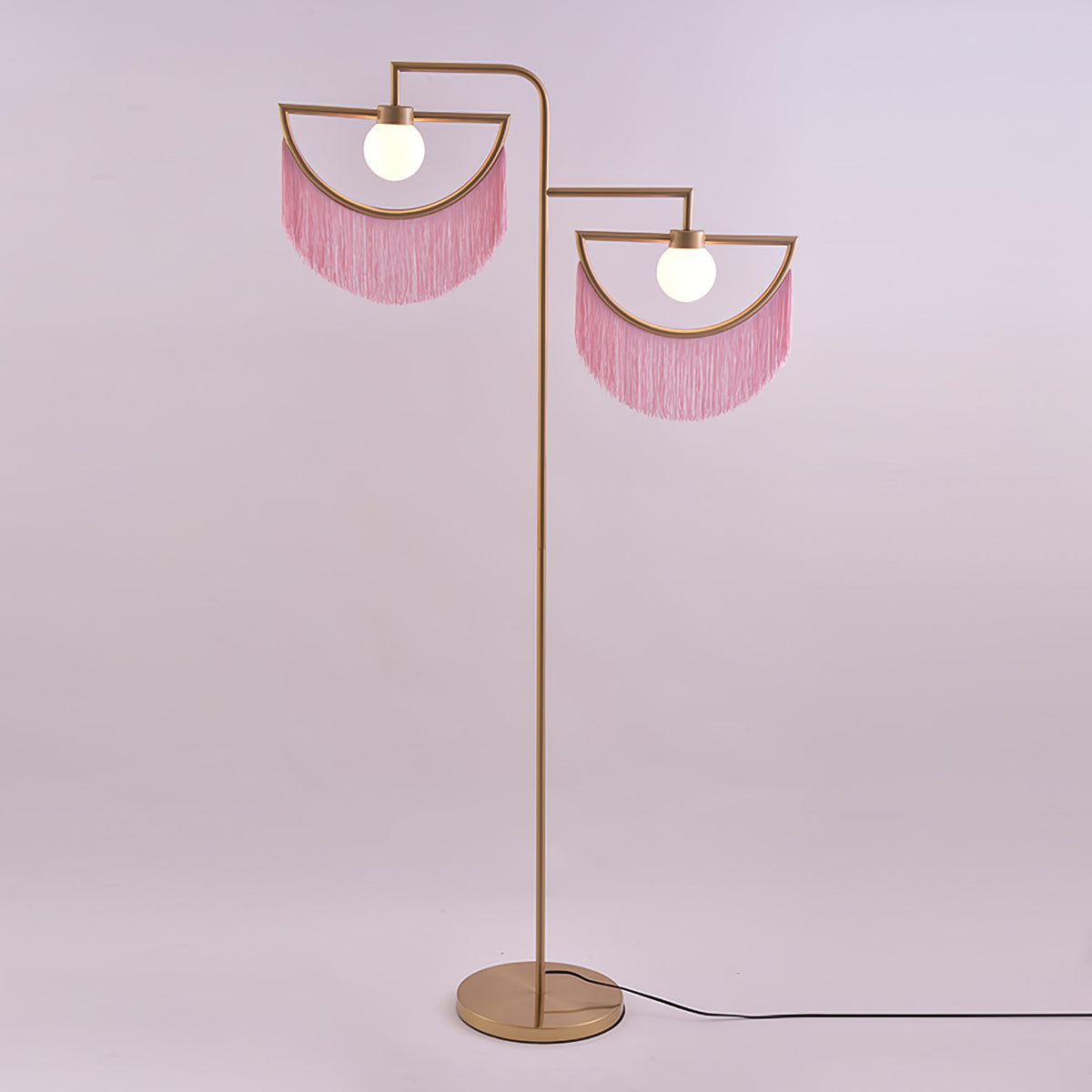 Gold Globe Floor Lamp — Floor Lamp | Maison Monashee — view 37