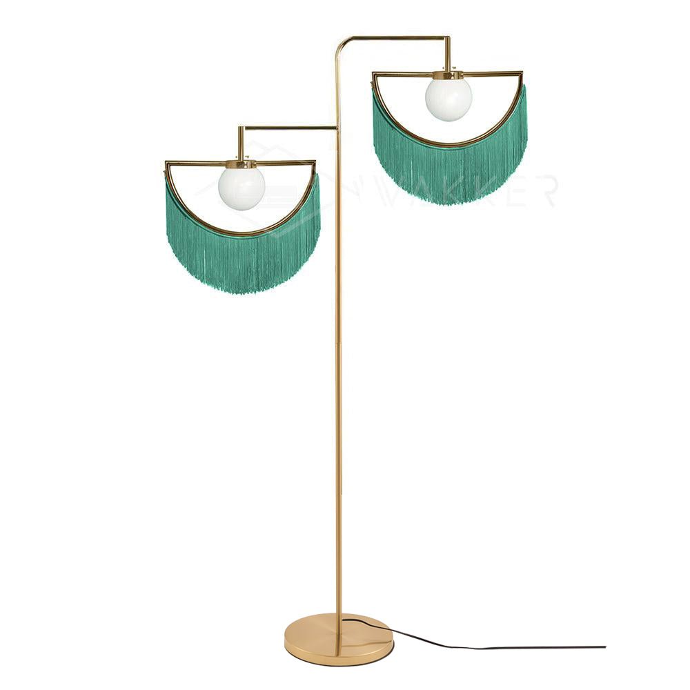 Gold Globe Floor Lamp — Floor Lamp | Maison Monashee — view 38