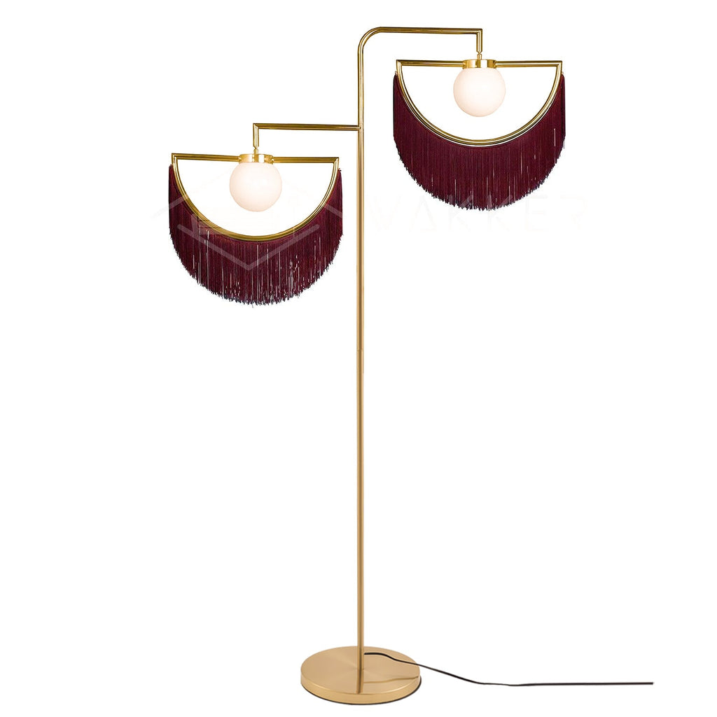 Gold Globe Floor Lamp — Floor Lamp | Maison Monashee — view 39
