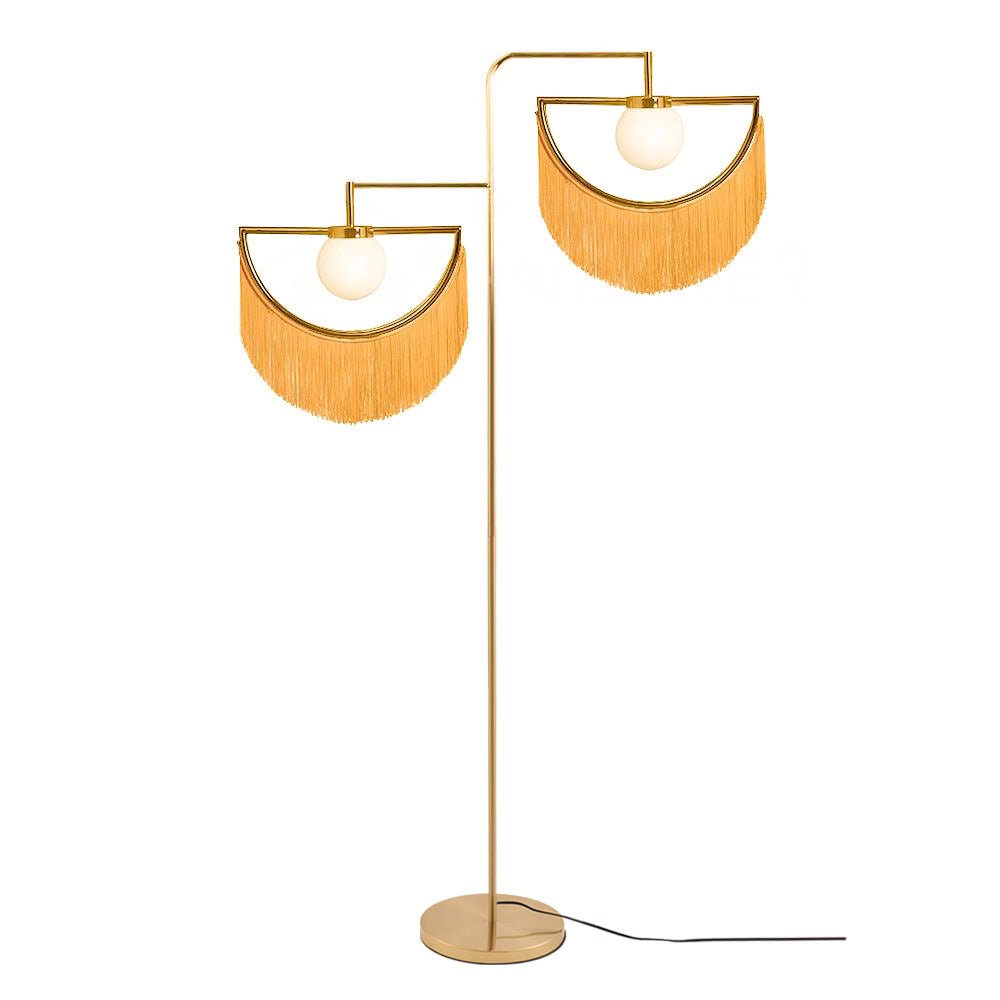 Gold Globe Floor Lamp — Floor Lamp | Maison Monashee — view 40