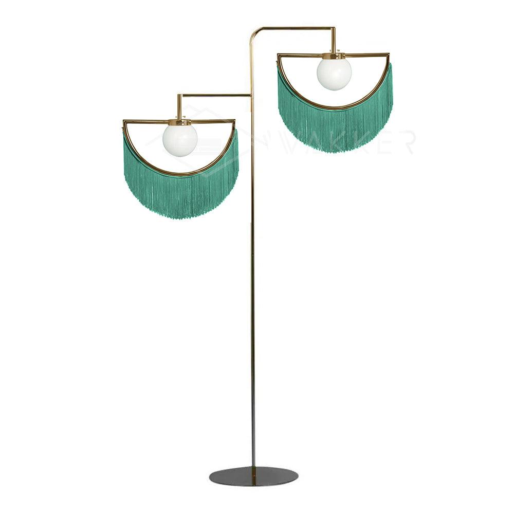 Gold Globe Floor Lamp — Floor Lamp | Maison Monashee — view 21