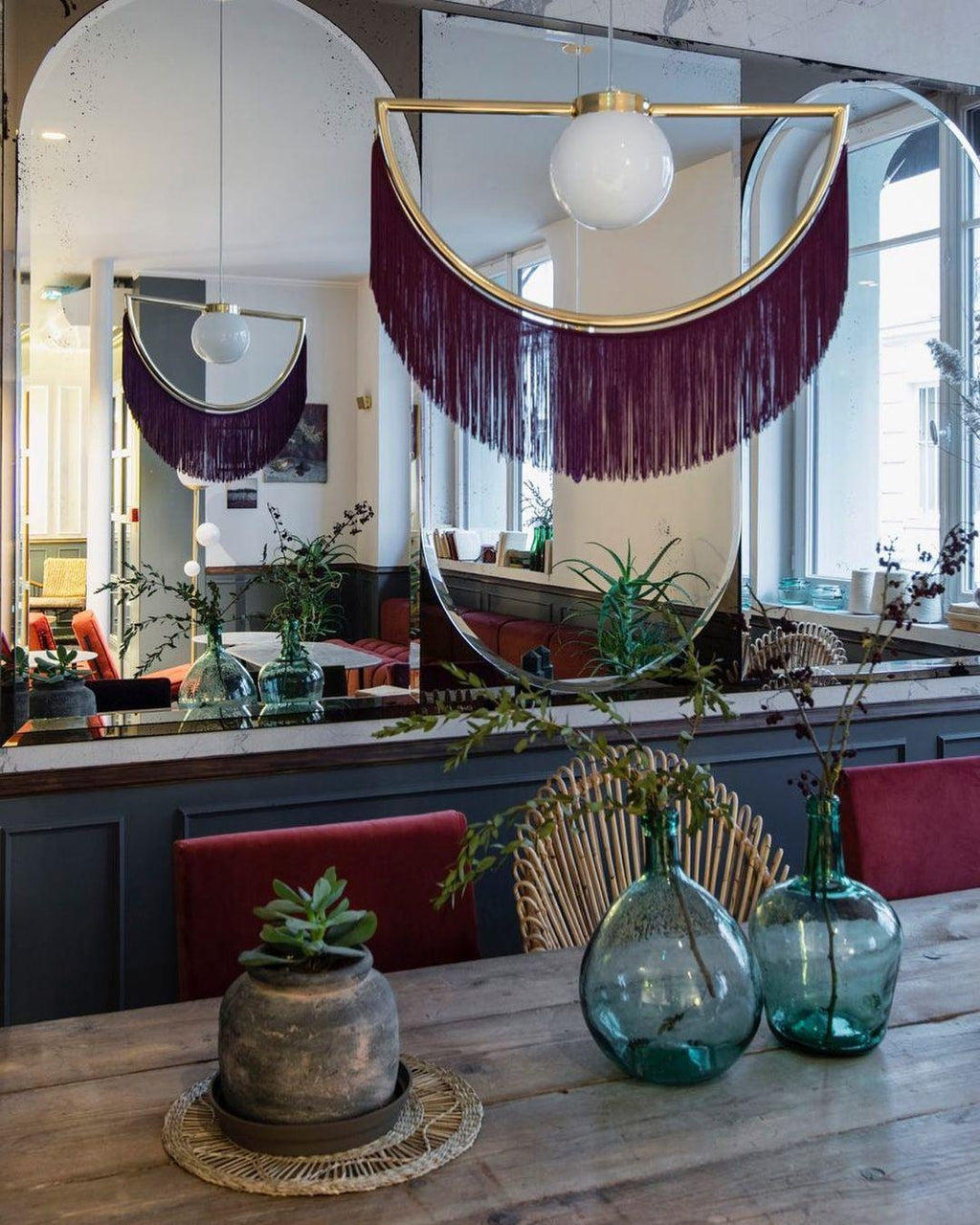 Globe Pendant Light Dining Room — Pendant Light | Maison Monashee — view 41