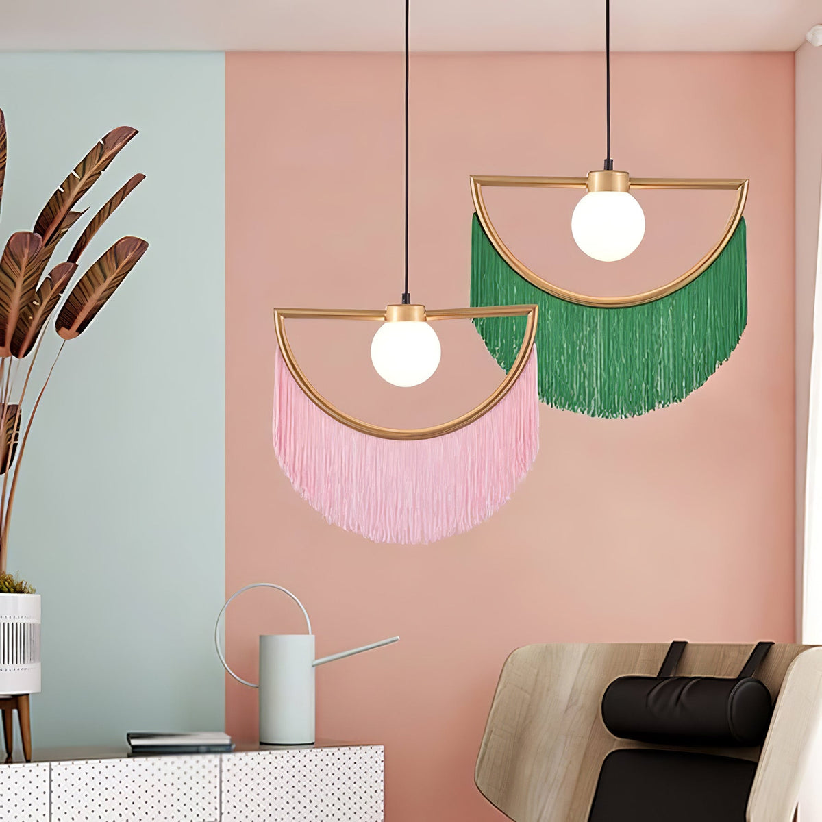 Globe Pendant Light Dining Room — Pendant Light | Maison Monashee — view 2