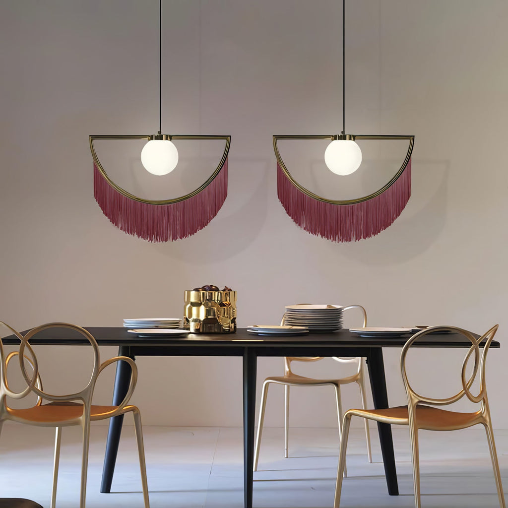 Globe Pendant Light Dining Room — Pendant Light | Maison Monashee — view 4