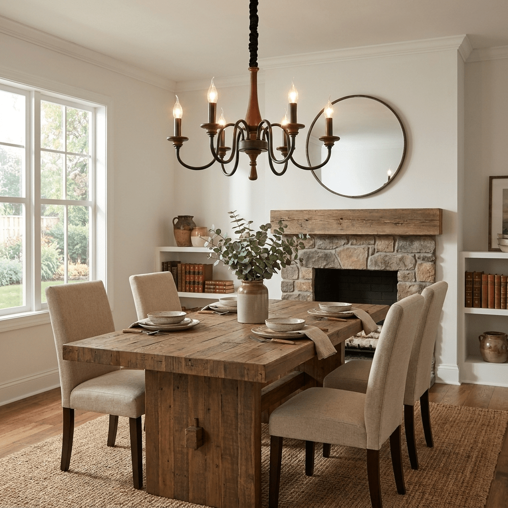 Wrought Iron Candle Chandelier — Chandelier | Maison Monashee — view 6
