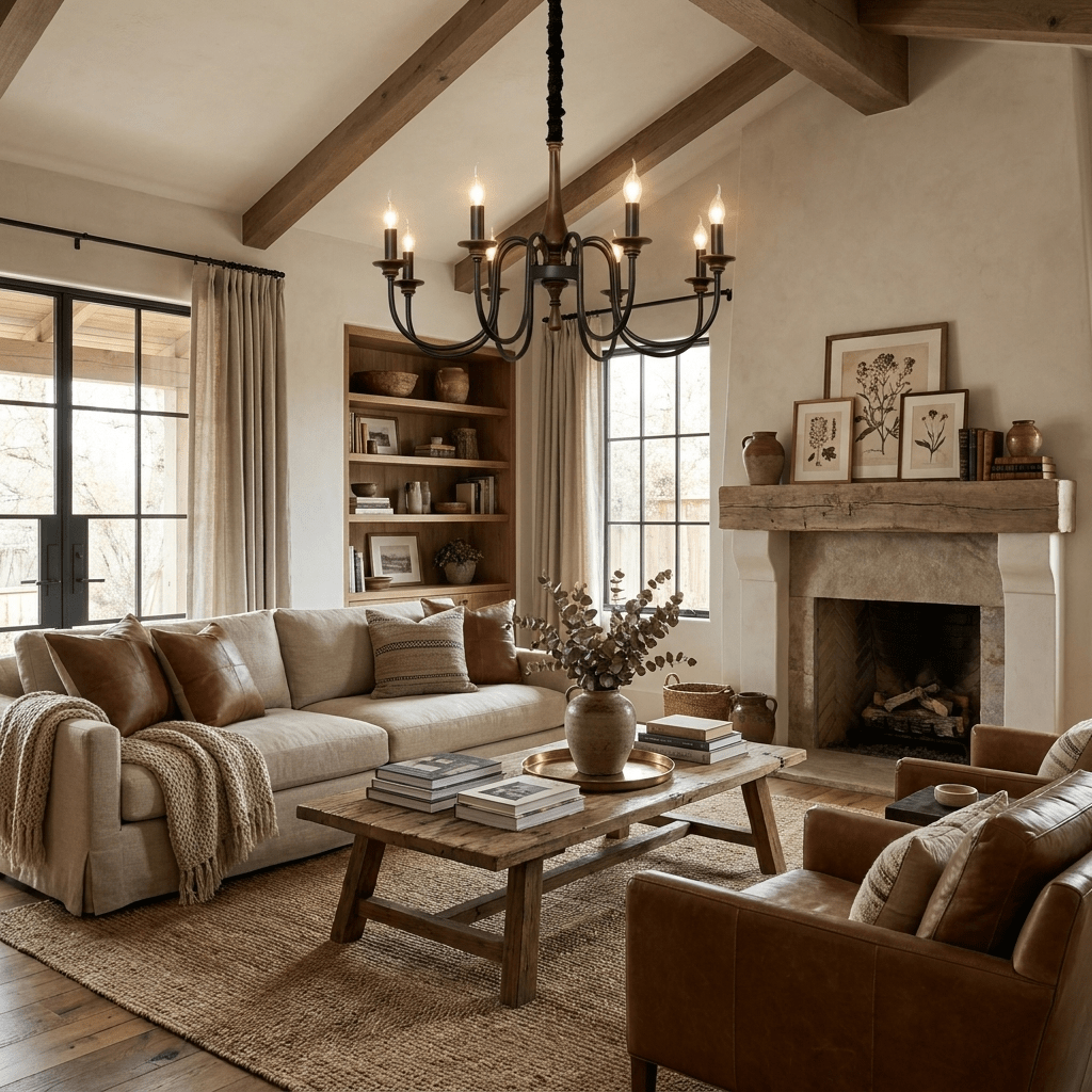 Wrought Iron Candle Chandelier — Chandelier | Maison Monashee — view 10