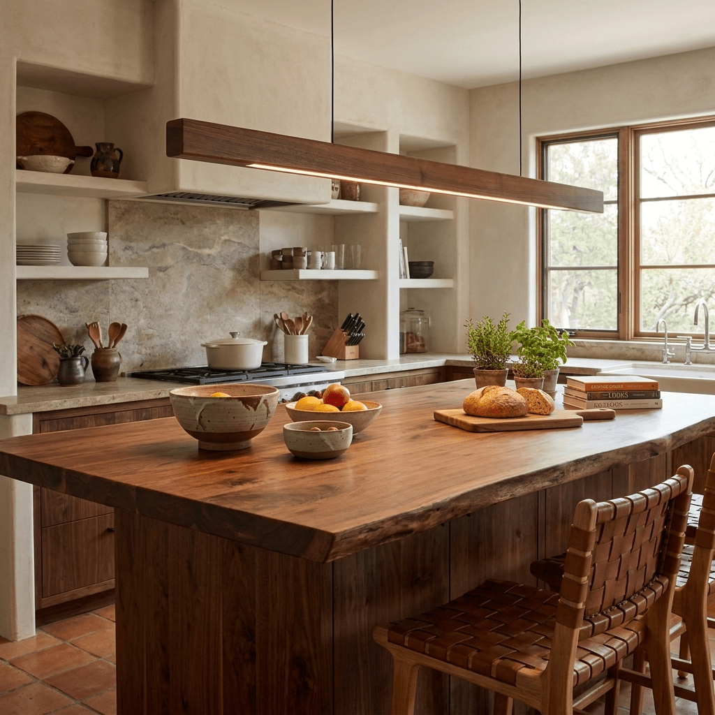 Linear LED Pendant Light Fixture — Pendant Light | Maison Monashee — view 3