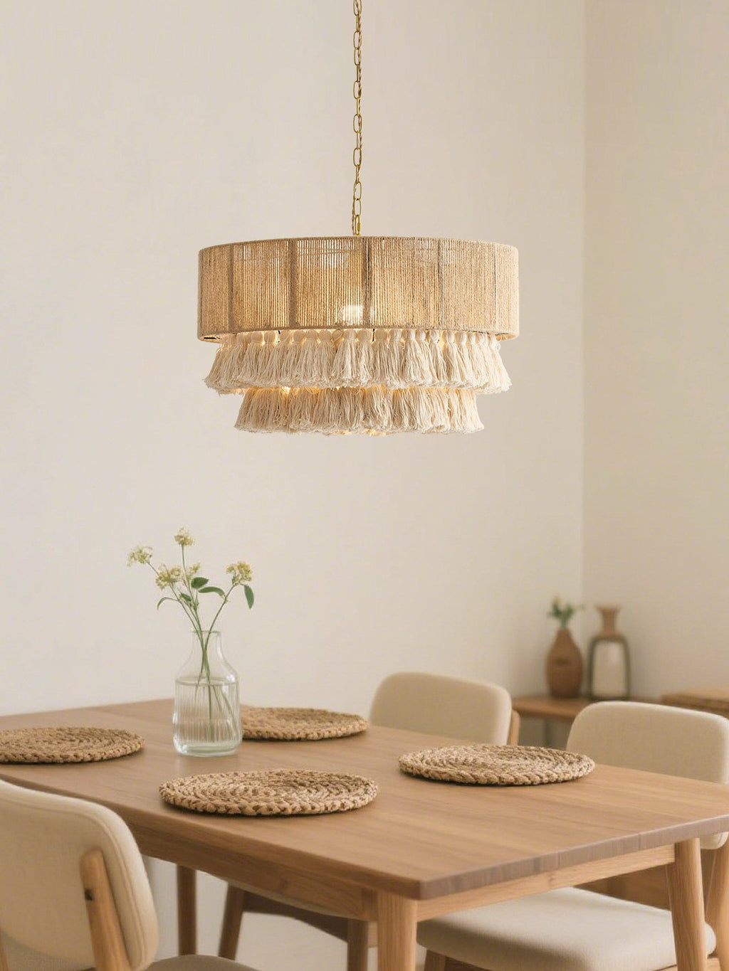 Jute Rope Pendant Light — Pendant Light | Maison Monashee — view 8