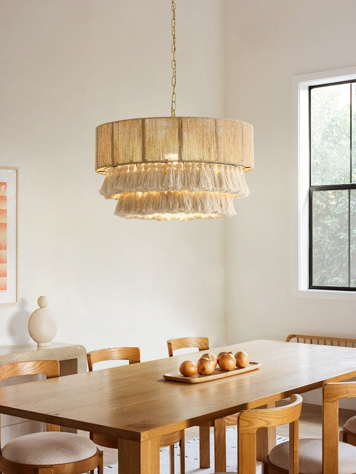 Jute Rope Pendant Light — Pendant Light | Maison Monashee — view 5