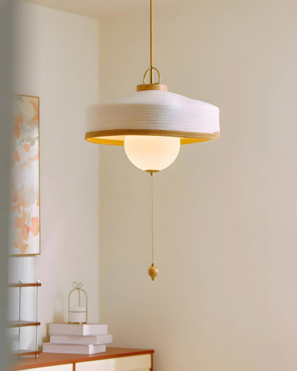 Mid-Century Modern Globe Pendant Light — Pendant Light | Maison Monashee — view 3