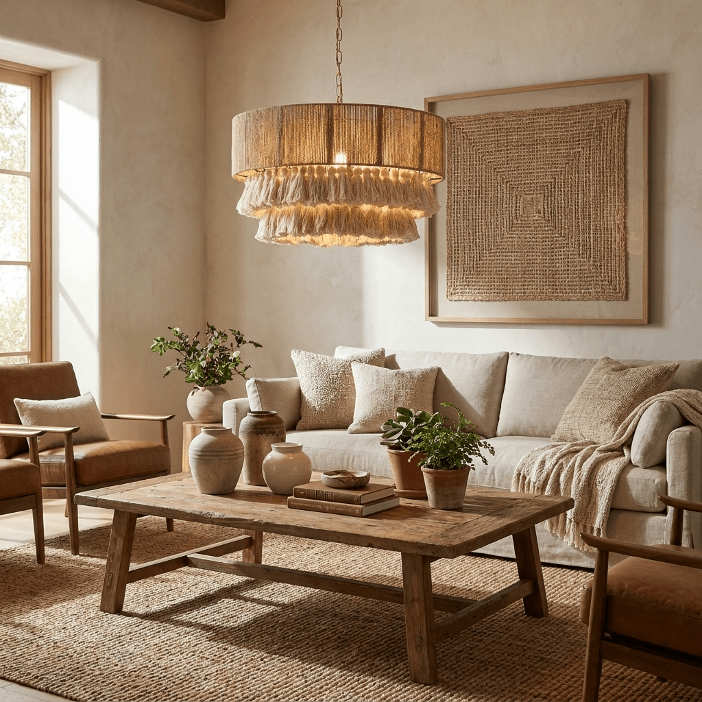 Jute Rope Pendant Light — Pendant Light | Maison Monashee — view 3