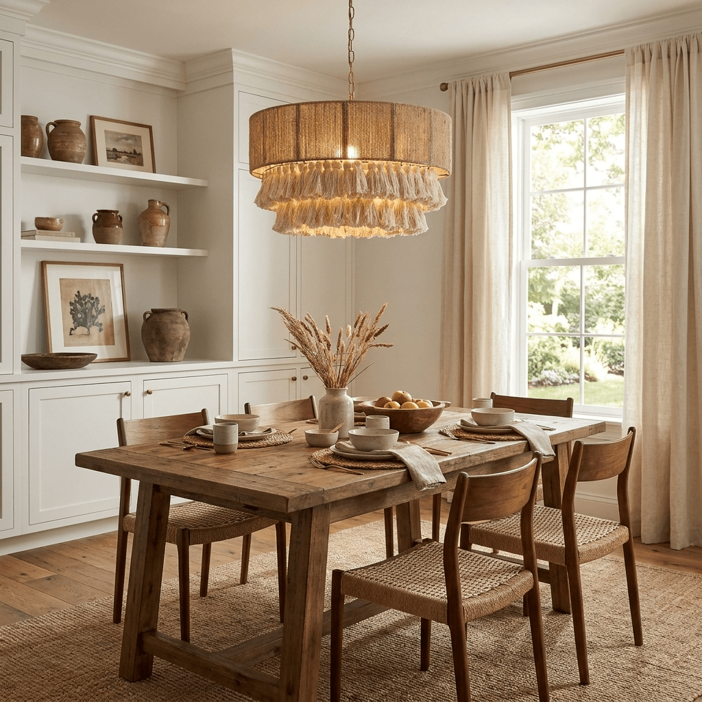 Jute Rope Pendant Light — Pendant Light | Maison Monashee — view 4
