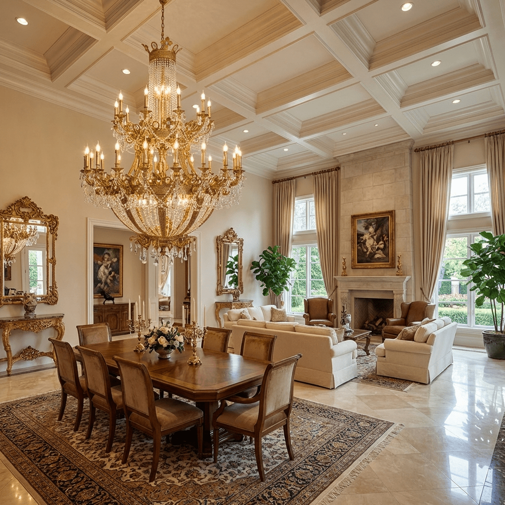 Brass Foyer Chandelier — Chandelier | Maison Monashee — view 2