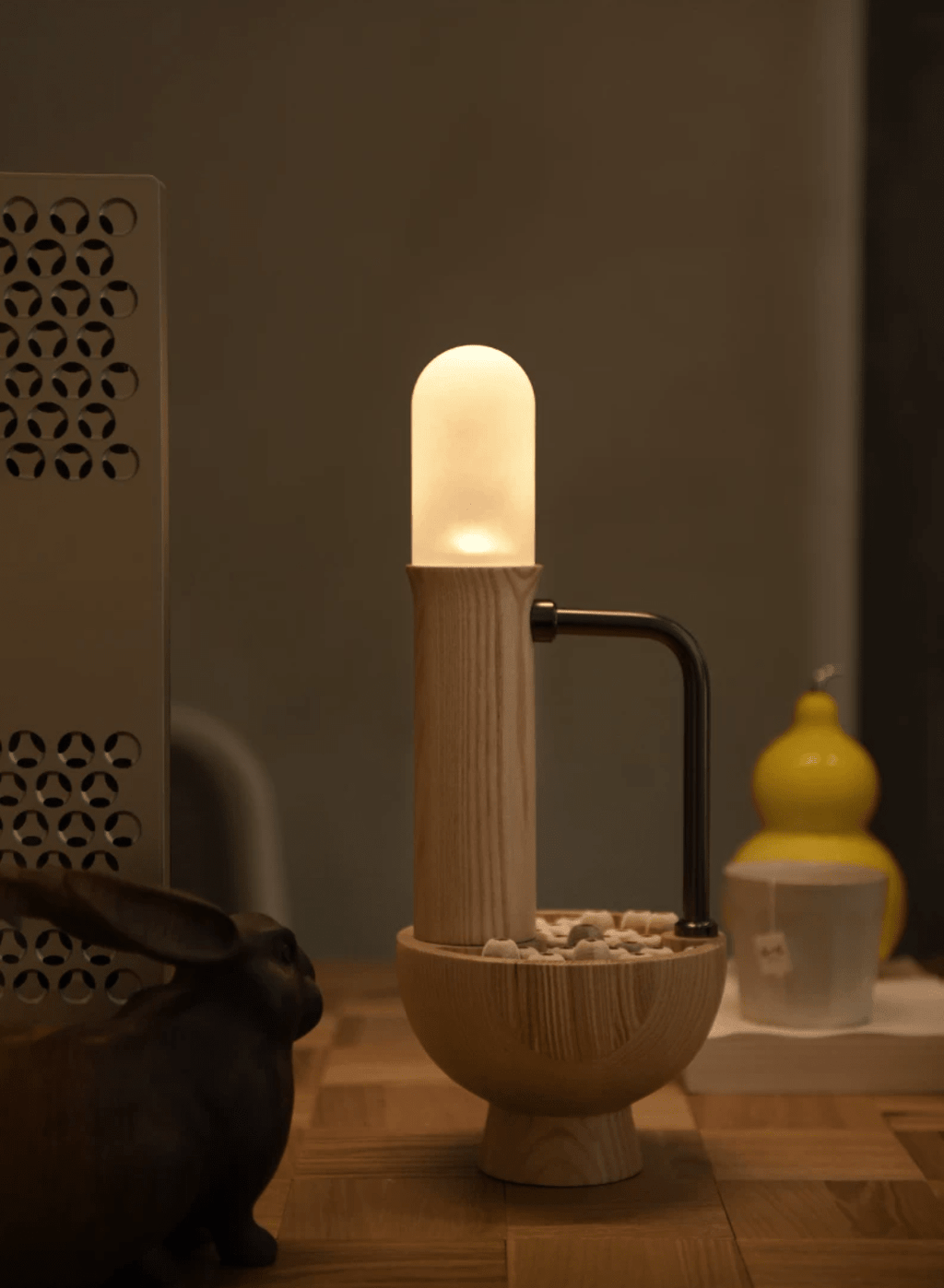 Wood Column Table Lamp — Table Lamp | Maison Monashee — view 20