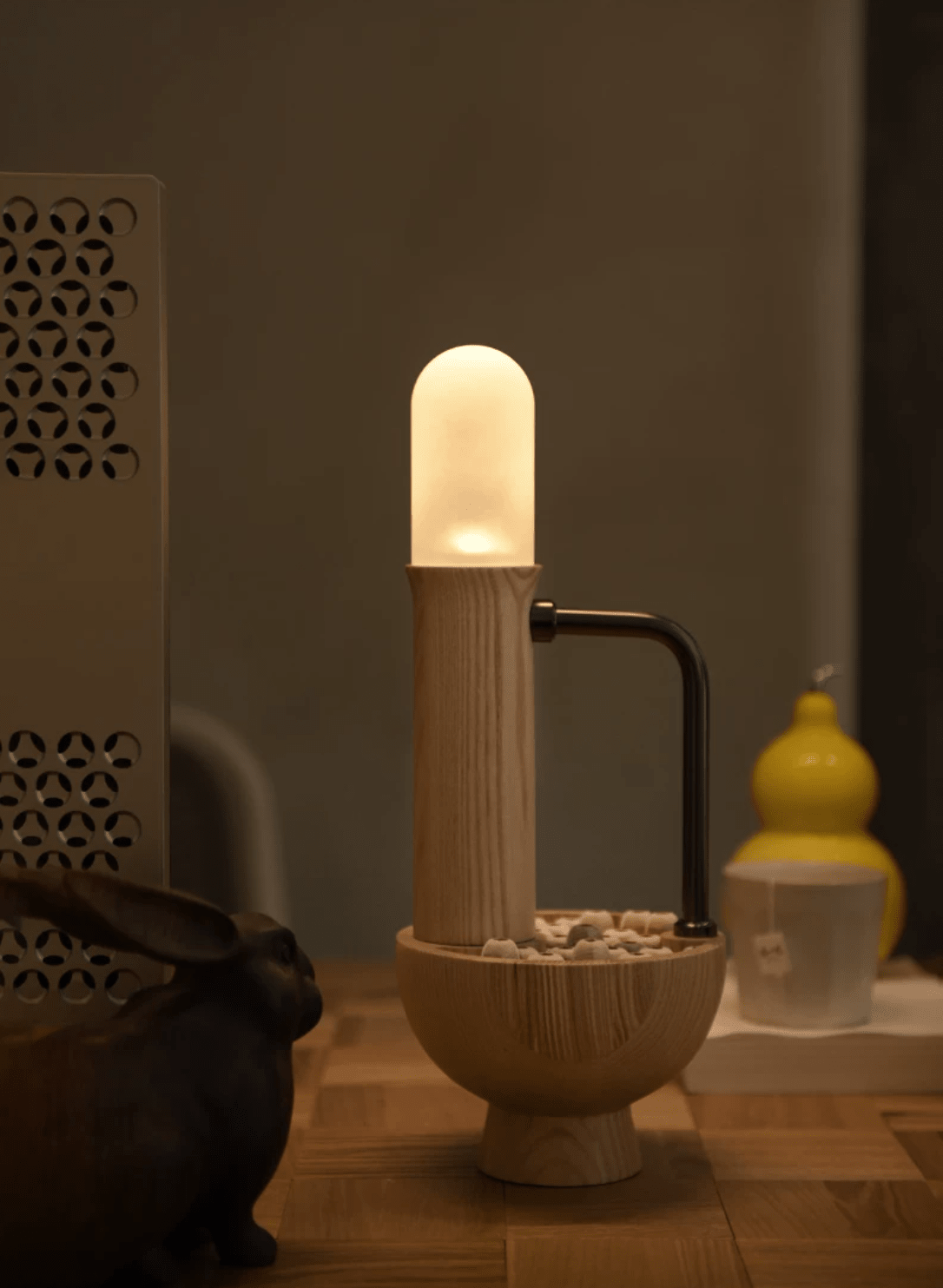 Wood Column Table Lamp — Table Lamp | Maison Monashee — view 20
