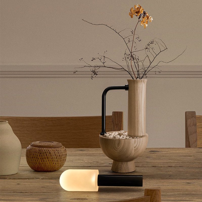 Wood Column Table Lamp — Table Lamp | Maison Monashee — view 26