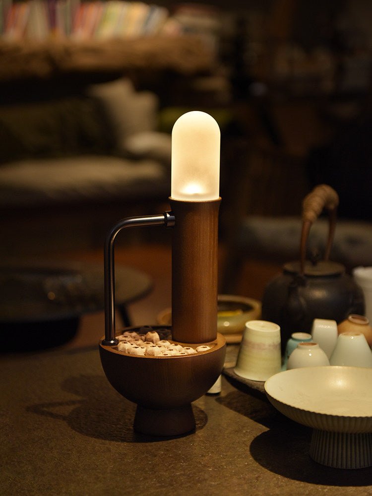 Wood Column Table Lamp — Table Lamp | Maison Monashee — view 17