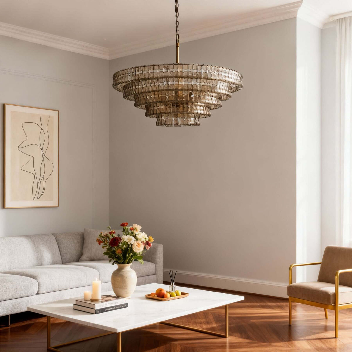 Round Dining Chandelier — Chandelier | Maison Monashee — view 80
