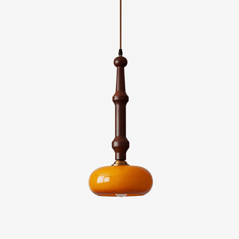 Dark Wood Pendant Light — Pendant Light | Maison Monashee