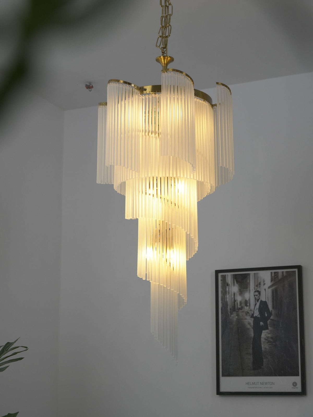 Chandelier Glass Rods — Chandelier | Maison Monashee — view 7