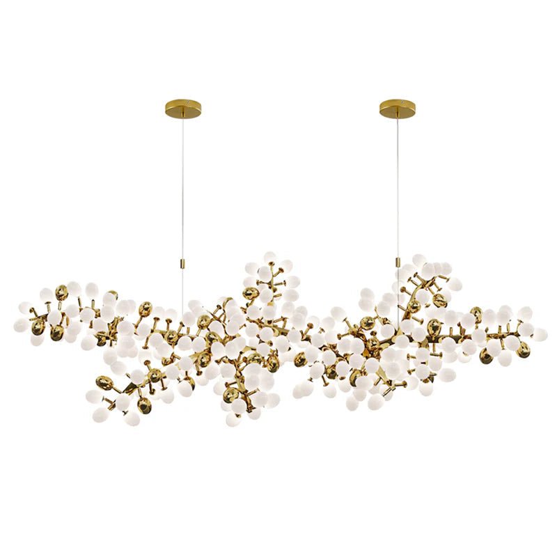 Gold Murano Glass Chandelier — Chandelier | Maison Monashee — view 19