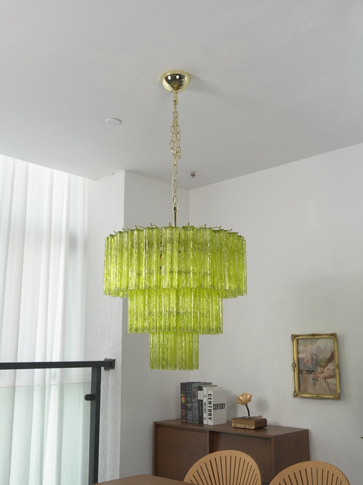 Brushed Gold Chandelier Modern — Chandelier | Maison Monashee — view 5