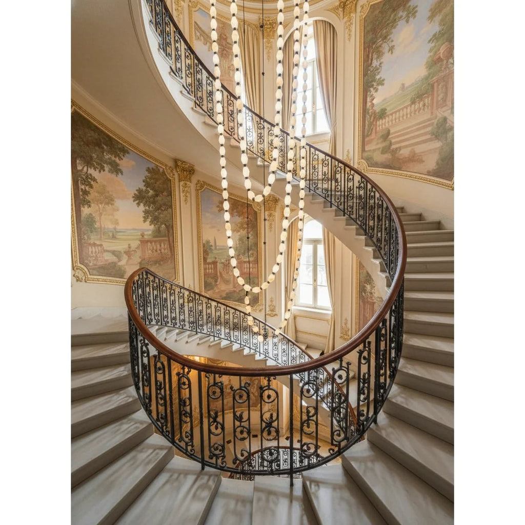 Glass Chain Chandelier — Chandelier | Maison Monashee — view 90