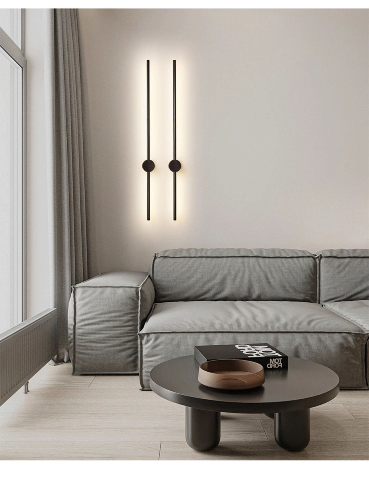 Black Wireless Wall Sconce — Wall Sconce | Maison Monashee — view 6