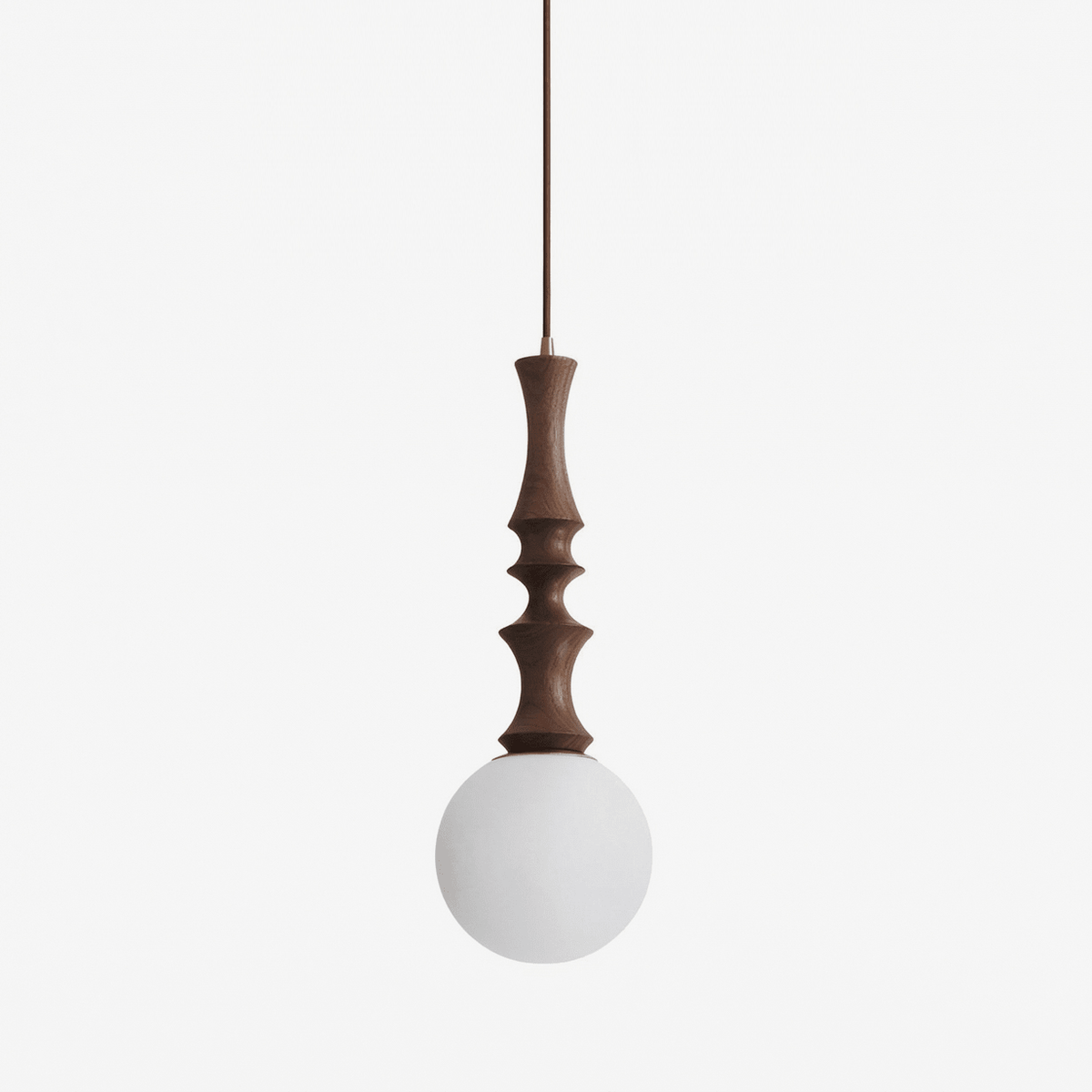 Wood Globe Pendant Light — Pendant Light | Maison Monashee