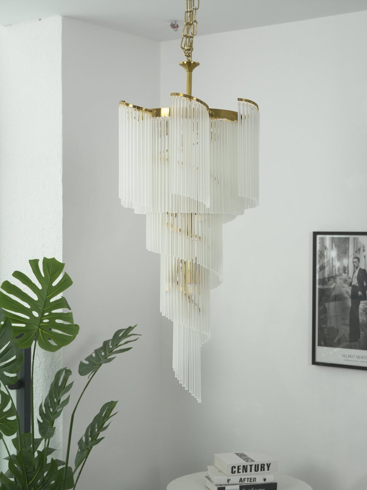 Chandelier Glass Rods — Chandelier | Maison Monashee — view 5