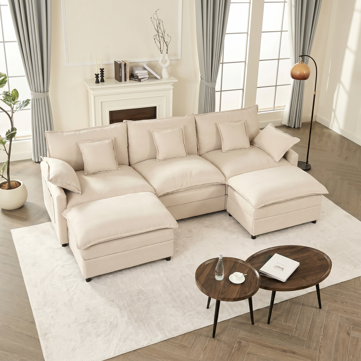 Cream Cloud Couch