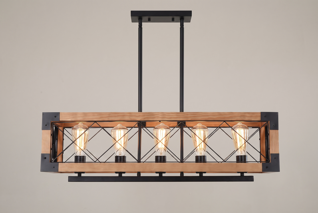 Farmhouse Dining Room Chandelier