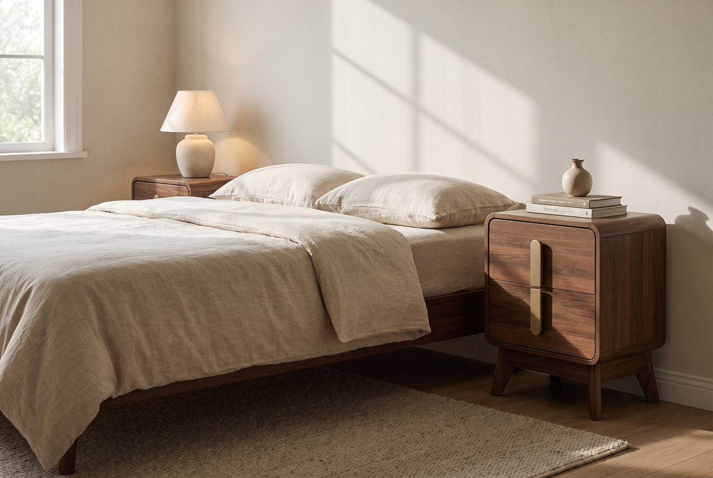 Walnut Nightstand