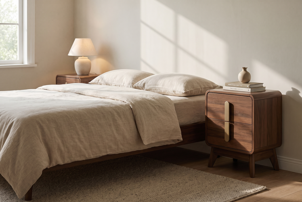 Walnut Nightstand