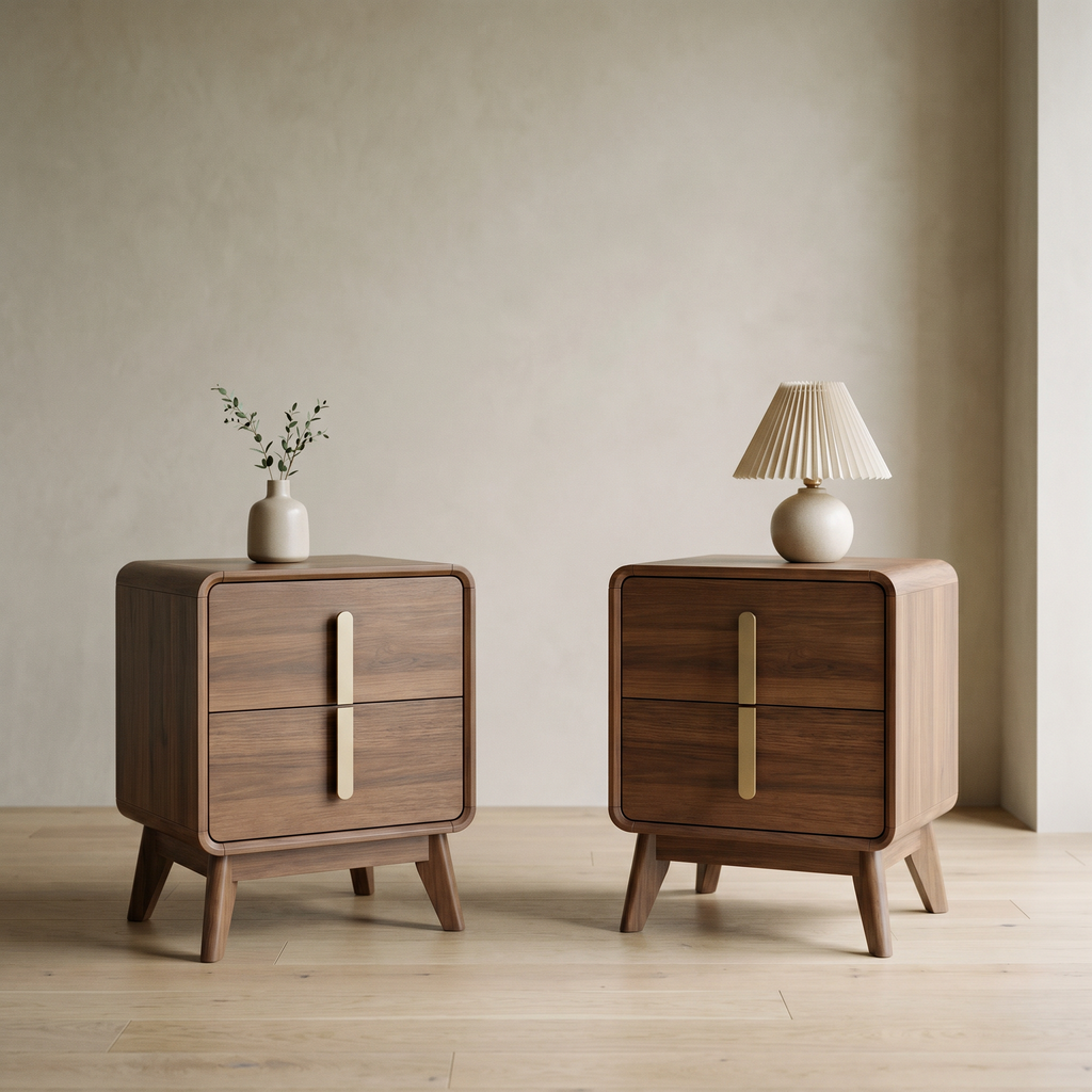 Walnut Nightstand