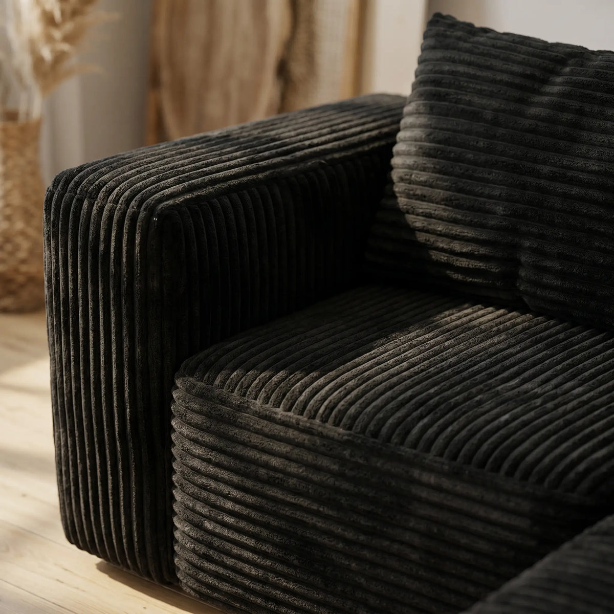 U-shaped boneless couch
