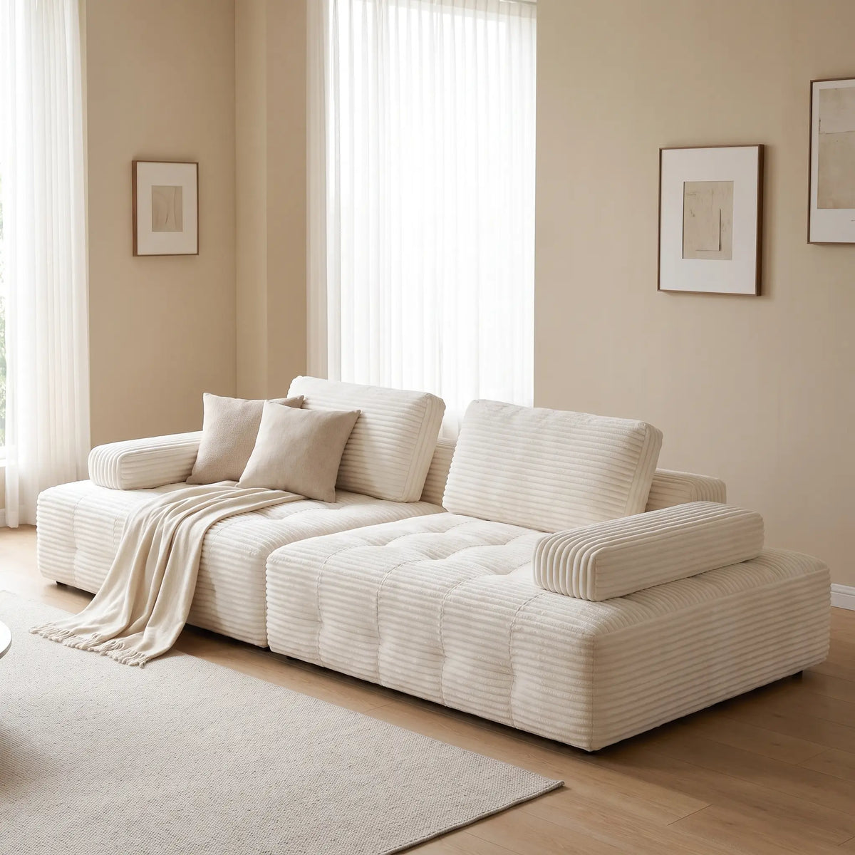 Boneless Sectional Couch